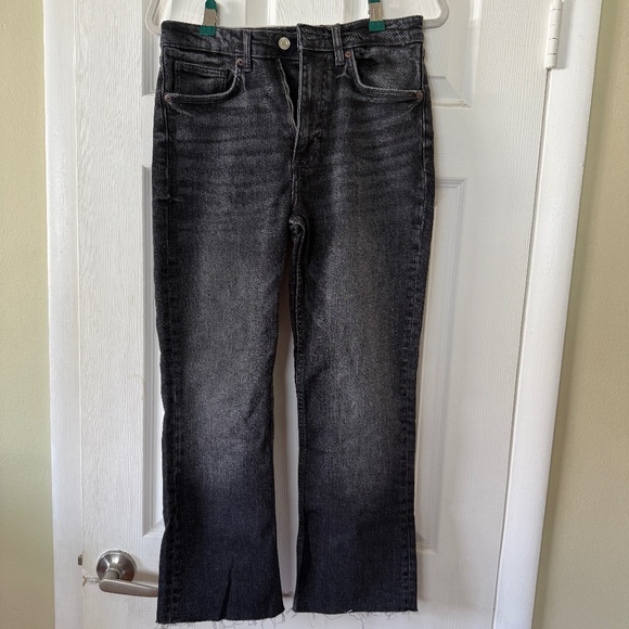 NWT Zara cropped flare jeans size 4 - Picture 3 of 8